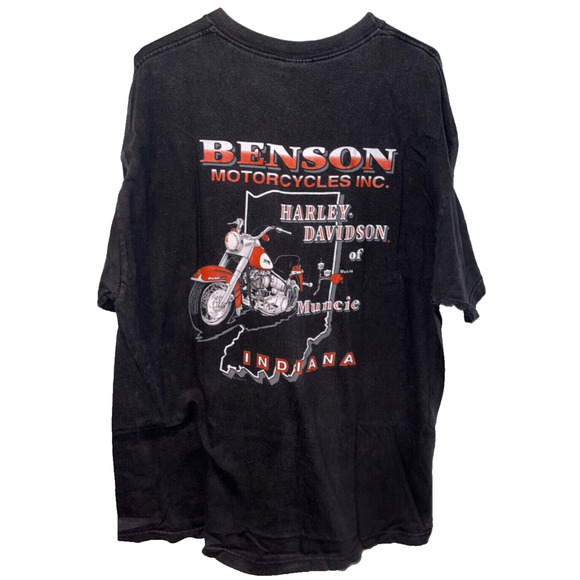 Harley Davidson 100 Years Idea To Icon XL Rare Biker Hanes Beefy-T T Shirt - Picture 3 of 9